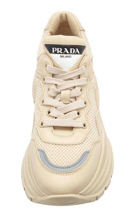 tan prada platform sneakers|prada platform sneakers sale.